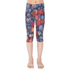 Wild Berries 1 Kids  Capri Leggings  by trendistuff