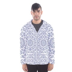 Radial Mandala Ornate Pattern Hooded Wind Breaker (men) by dflcprints