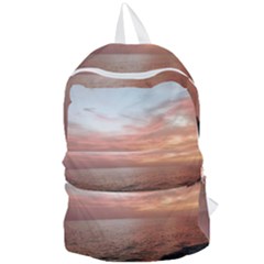 Sunset On Rincon Puerto Rico Foldable Lightweight Backpack