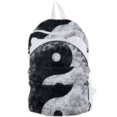 Grunge Yin Yang Foldable Lightweight Backpack