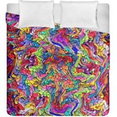 Colorful-12 Duvet Cover Double Side (king Size) by ArtworkByPatrick