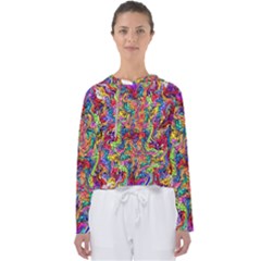 Colorful-12 Women s Slouchy Sweat