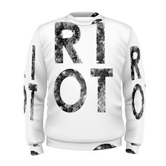 Riot Men s Sweatshirt by Valentinaart