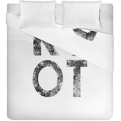 Riot Duvet Cover Double Side (king Size) by Valentinaart