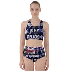 Football Is My Religion Racer Back Bikini Set by Valentinaart