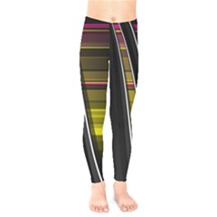 Abstract Multicolor Vectors Flow Lines Graphics Kids  Legging