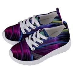 Abstract Satin Kids  Lightweight Sports Shoes by Sapixe