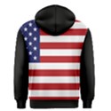 MAGA Make America Great Again with US Flag on black Men s Zipper Hoodie View2