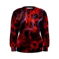 Art Space Abstract Red Line Women s Sweatshirt by Sapixe