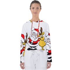 Christmas Santa Claus Women s Slouchy Sweat