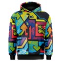 Urban Graffiti Movie Theme Productor Colorful Abstract arrows Men s Overhead Hoodie View1