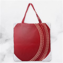 Cricket Ball Grocery Tote Bag by Sapixe