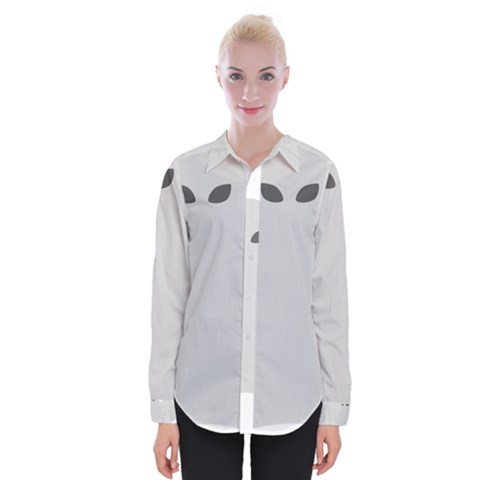 Ghost Halloween Spooky Horror Fear Womens Long Sleeve Shirt by Nexatart