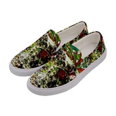 April   Birds Of Paradise 5 Women s Canvas Slip Ons by bestdesignintheworld