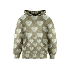 Hearts Motif Pattern Kids  Pullover Hoodie by dflcprints