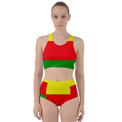 Kurdistan Kurd Kurds Kurdish Flag Racer Back Bikini Set