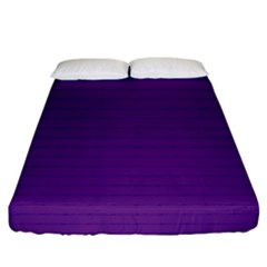 Pattern Violet Purple Background Fitted Sheet (king Size) by Sapixe