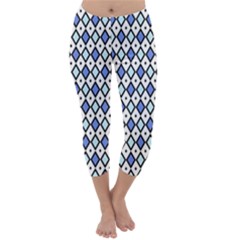 Blue Jess Capri Winter Leggings  by jumpercat