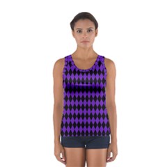 Jester Purple Sport Tank Top  by jumpercat