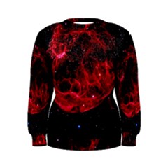 Red Nebulae Stella Women s Sweatshirt