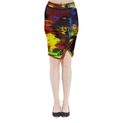 Balboa   Island On A Sand 11 Midi Wrap Pencil Skirt by bestdesignintheworld