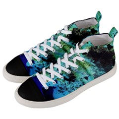 Blue Options 6 Men s Mid-top Canvas Sneakers by bestdesignintheworld