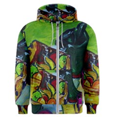 Still Life With A Pig Bank Men s Zipper Hoodie