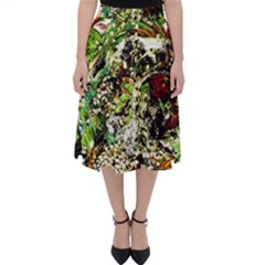 April   Birds Of Paradise 5 Folding Skater Skirt by bestdesignintheworld