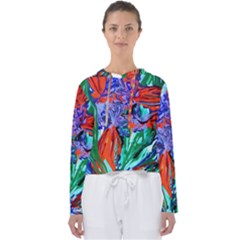 Dscf1366 - Birds Of Paradise Women s Slouchy Sweat by bestdesignintheworld