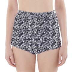 Modern Tribal Bold Pattern High-waisted Bikini Bottoms by dflcprints