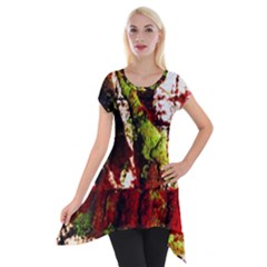 Collosium   Swards And Helmets 4 Short Sleeve Side Drop Tunic by bestdesignintheworld