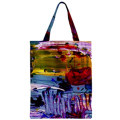 Poppies In An Abandoned Yard 4 Zipper Classic Tote Bag by bestdesignintheworld