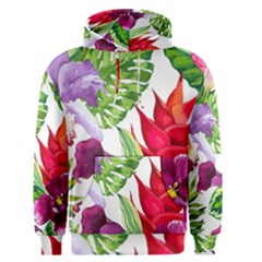 Vector Pattern Tropical Men s Pullover Hoodie by Sapixe