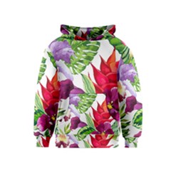 Vector Pattern Tropical Kids  Pullover Hoodie by Sapixe