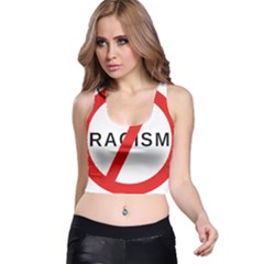 No Racism Racer Back Crop Top