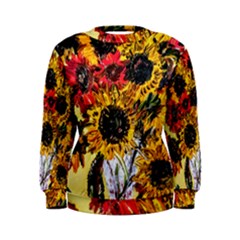 Sunflowers In A Scott House Women s Sweatshirt