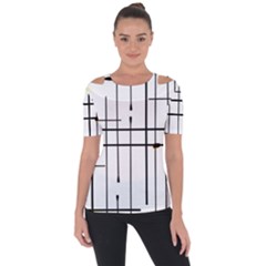 White Limits By Jandi Short Sleeve Top by Art2City