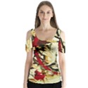 11050755 425516717609319 5580692376697600869 O ireland-1 Butterfly Sleeve Cutout Tee  View1