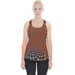 Pattern Texture Star Rings Piece Up Tank Top by Sapixe