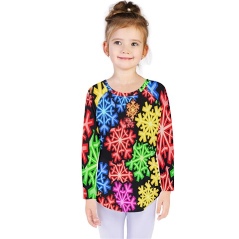 Wallpaper Background Abstract Kids  Long Sleeve Tee by Sapixe