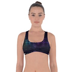 City Night Skyscrapers Got No Strings Sports Bra by Sapixe