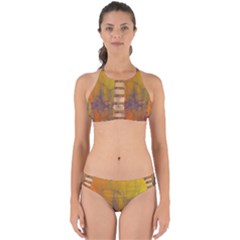 Fiesta Colorful Background Perfectly Cut Out Bikini Set