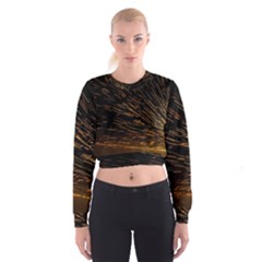 Metalworking Iron Radio Weld Metal Cropped Sweatshirt by Sapixe