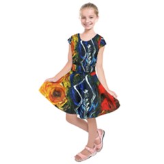 1 Butterfly 1 Kids  Short Sleeve Dress by bestdesignintheworld