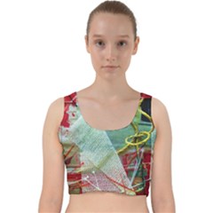 Hidde Strings Of Purity 2 Velvet Racer Back Crop Top