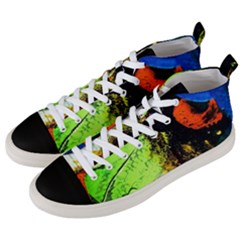 I Wonder Men s Mid-top Canvas Sneakers by bestdesignintheworld