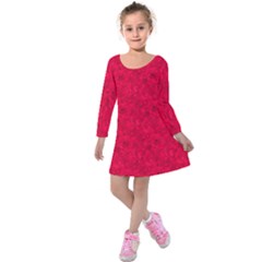 Festival Chemistry Kids  Long Sleeve Velvet Dress by HouseofBrokenNeedles