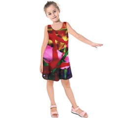 Red Cross 6 Kids  Sleeveless Dress by bestdesignintheworld