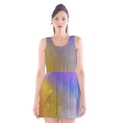 Abstract Smooth Background Scoop Neck Skater Dress by Modern2018