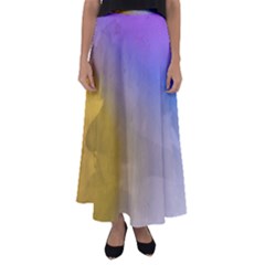 Abstract Smooth Background Flared Maxi Skirt by Modern2018